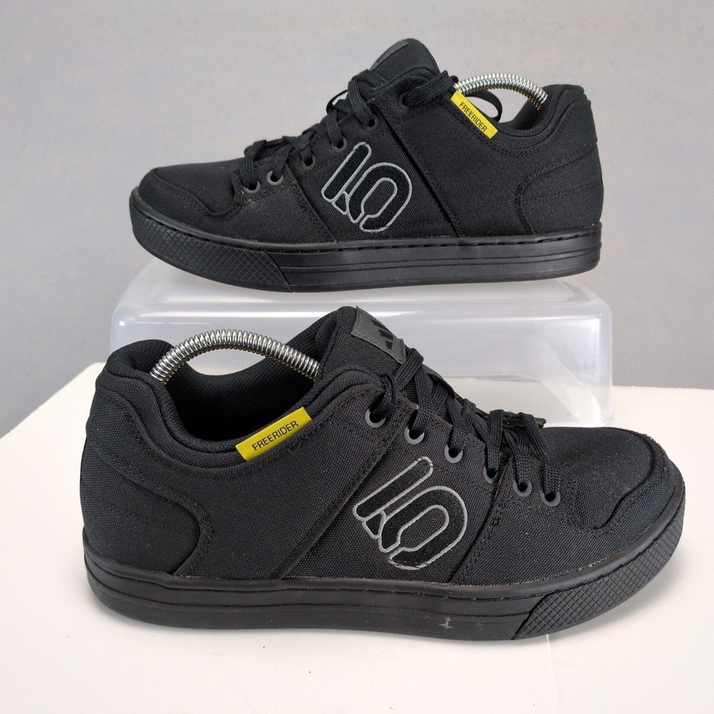 adidas Five Ten Freerider Canvas Black MTB Shoes Mens 10.5 Mountain Biking Trail
